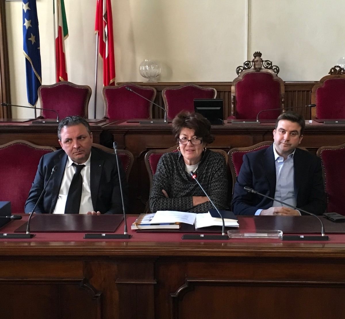 Cordiale incontro in Municipio tra il vicesindaco Elena Baio e una delegazione di residenti a Londra, originari di Morfasso